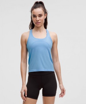αμανικα μπλουζακια Lululemon Swiftly Tech Racerback 2.0 γυναικεια μπλε μπλε | Greece-2683194