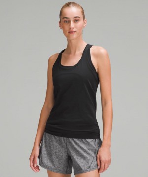 αμανικα μπλουζακια Lululemon Swiftly Tech Racerback γυναικεια μαυρα μαυρα | Greece-6427059