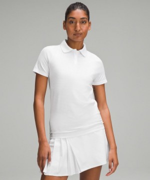 μπλουζακια πολο Lululemon Swiftly Tech Short-Sleeve γυναικεια ασπρα ασπρα | Greece-1026598