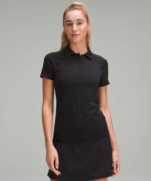 μπλουζακια πολο Lululemon Swiftly Tech Short-Sleeve γυναικεια μαυρα | Greece-9157428