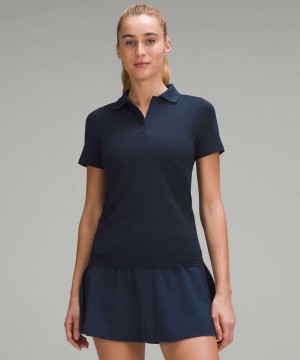 μπλουζακια πολο Lululemon Swiftly Tech Short-Sleeve γυναικεια σκουρο μπλε | Greece-3785416