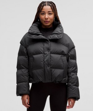 Μπουφάν Πουπουλένια Lululemon Transformable γυναικεια μαυρα | Greece-3459168