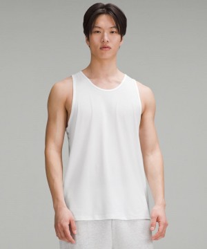 αμανικα μπλουζακια Lululemon Ultra-Soft Nulu ανδρικα ασπρα | Greece-6701524