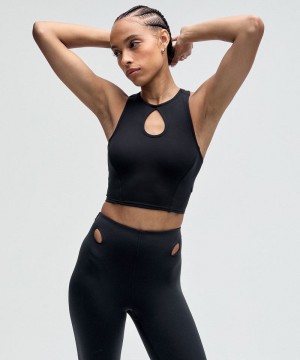 αμανικα μπλουζακια Lululemon Ultralu Cut-Out Racerback γυναικεια μαυρα | Greece-6705123