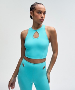 αμανικα μπλουζακια Lululemon Ultralu Cut-Out Racerback γυναικεια τυρκουάζ | Greece-9426785