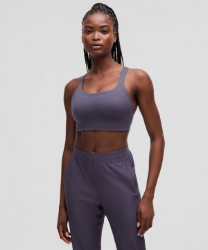 Αθλητικο Σουτιεν Lululemon Ultralu Square-Neck Workout Medium Support, D/DD Cup γυναικεια βαθυ γκρι | Greece-9814632