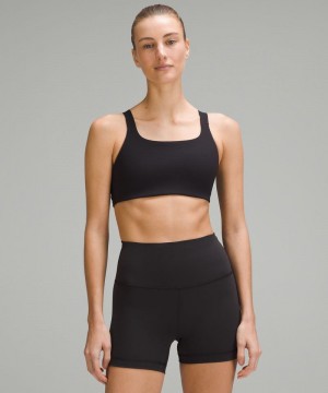Αθλητικο Σουτιεν Lululemon Ultralu Square-Neck Workout Medium Support, B/C Cup γυναικεια μαυρα | Greece-0635128