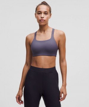 Αθλητικο Σουτιεν Lululemon Ultralu Square-Neck Workout Medium Support, B/C Cup γυναικεια βαθυ γκρι | Greece-8645309