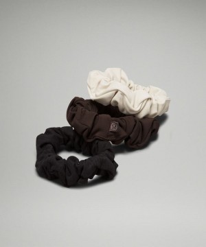 Αξεσουαρ Μαλλιων Lululemon Uplifting Scrunchies Nulu γυναικεια σοκολάτα Μπεζ μαυρα | Greece-3510786