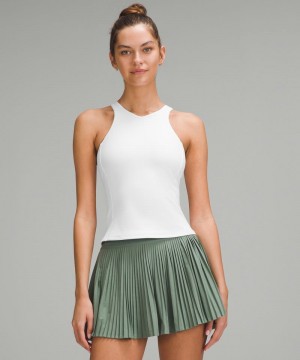 αμανικα μπλουζακια Lululemon Waist-Length V-Neck Tennis γυναικεια ασπρα | Greece-2768940