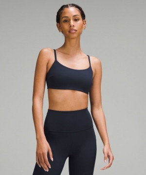 Αθλητικο Σουτιεν Lululemon Wunder Train Strappy Racer Light Support, C/D Cup γυναικεια σκουρο μπλε | Greece-7512386