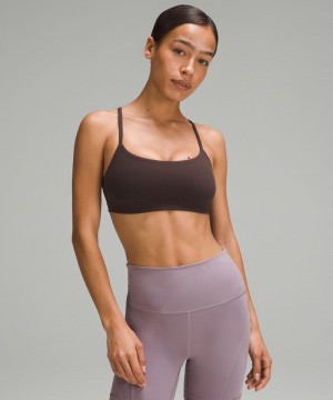 Αθλητικο Σουτιεν Lululemon Wunder Train Strappy Racer Light Support, C/D Cup γυναικεια σοκολάτα | Greece-8907152