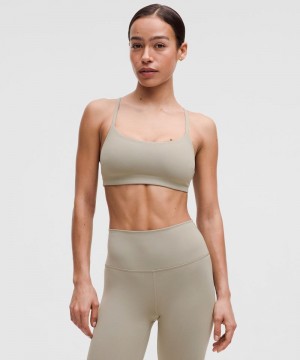 Αθλητικο Σουτιεν Lululemon Wunder Train Strappy Racer Light Support, C/D Cup γυναικεια γκρι | Greece-8452713