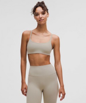 Αθλητικο Σουτιεν Lululemon Wunder Train Strappy Racer Light Support, A/B Cup γυναικεια γκρι | Greece-6083179