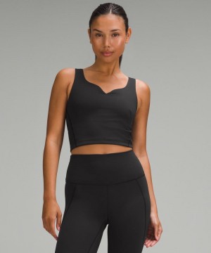 αμανικα μπλουζακια Lululemon Wunder Train Sweetheart γυναικεια μαυρα | Greece-4619208