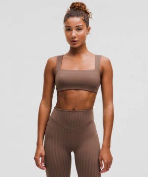 Αθλητικο Σουτιεν Lululemon Wunder Under Light Support, A/B Cup Tonal Stripe γυναικεια σκούρο | Greece-8756430