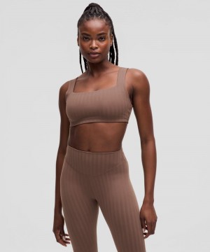 Αθλητικο Σουτιεν Lululemon Wunder Under Light Support, C/D Cup Tonal Stripe γυναικεια σκούρο | Greece-4932658
