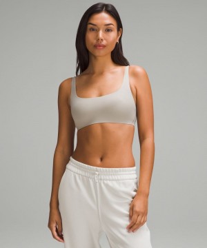 Αθλητικο Σουτιεν Lululemon Wundermost Ultra-Soft Nulu Scoop-Neck Bralette A-D Cups γυναικεια γκρι | Greece-2570689