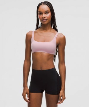 Αθλητικο Σουτιεν Lululemon Wundermost Ultra-Soft Nulu Scoop-Neck Bralette A-D Cups γυναικεια ροζ ροζ | Greece-2478390