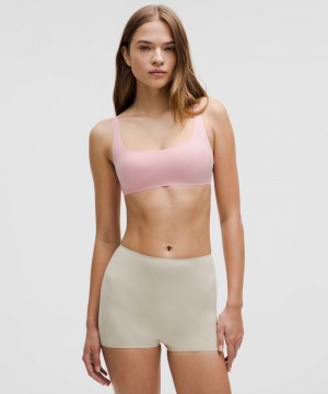 Αθλητικο Σουτιεν Lululemon Wundermost Ultra-Soft Nulu Scoop-Neck Bralette A-D Cups γυναικεια ροζ | Greece-7502643