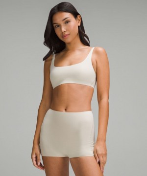 Αθλητικο Σουτιεν Lululemon Wundermost Ultra-Soft Nulu Scoop-Neck Bralette γυναικεια καφε | Greece-6593270