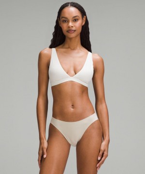 Αθλητικο Σουτιεν Lululemon Wundermost Ultra-Soft Nulu Triangle Bralette A-D Cups γυναικεια Μπεζ | Greece-8946351