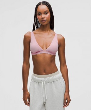 Αθλητικο Σουτιεν Lululemon Wundermost Ultra-Soft Nulu Triangle Bralette A-D Cups γυναικεια ροζ ροζ | Greece-3062791