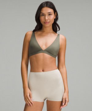 Αθλητικο Σουτιεν Lululemon Wundermost Ultra-Soft Nulu Triangle Bralette A–D Cups γυναικεια πρασινο | Greece-6342158