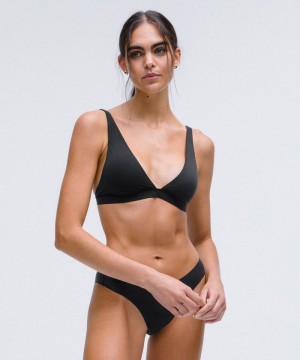 Αθλητικο Σουτιεν Lululemon Wundermost Ultra-Soft Nulu Triangle Bralette A–D Cups γυναικεια μαυρα | Greece-4031657