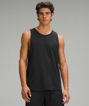αμανικα μπλουζακια Lululemon Zeroed In Tank ανδρικα μαυρα | Greece-9527863