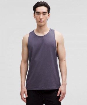 αμανικα μπλουζακια Lululemon Zeroed In Tank ανδρικα βαθυ γκρι | Greece-7140265