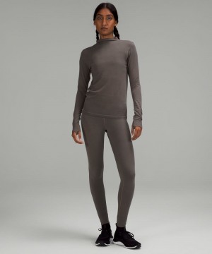 μακρυμανικα μπλουζακια Lululemon lab Seamless Wool-Blend γυναικεια Rover | Greece-3960157