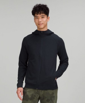 Φουτερ με Κουκουλα Lululemon City Sweat Full-Zip ανδρικα σκουρο μπλε | Greece-7401892