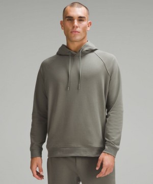 Φουτερ με Κουκουλα Lululemon City Sweat Pullover ανδρικα γκρι Ελιά | Greece-0635842