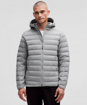 Φουτερ με Κουκουλα Lululemon Navigation 700-Down-Fill ανδρικα γκρι | Greece-0734961