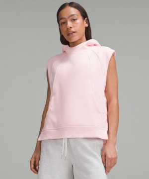 Φουτερ με Κουκουλα Lululemon Scuba Pullover Sleeveless γυναικεια ροζ | Greece-7425903