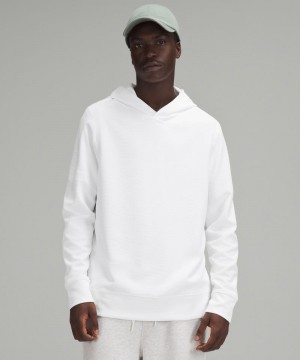 Φουτερ με Κουκουλα Lululemon Shift Stitch Classic-Fit ανδρικα ασπρα | Greece-8463951