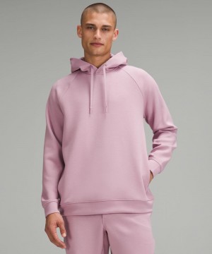 Φουτερ με Κουκουλα Lululemon Smooth Spacer Classic-Fit Pullover ανδρικα ροζ ροζ | Greece-5017928