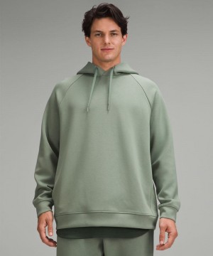 Φουτερ με Κουκουλα Lululemon Smooth Spacer Classic-Fit Pullover ανδρικα γκρι | Greece-6037159