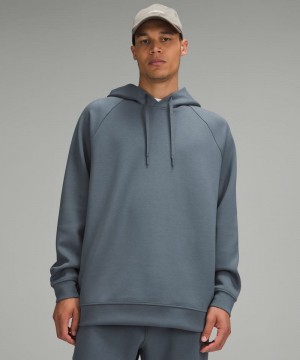 Φουτερ με Κουκουλα Lululemon Smooth Spacer Classic-Fit Pullover ανδρικα γκρι | Greece-6152937