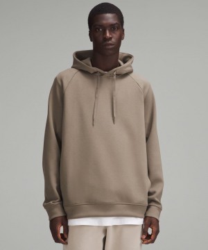 Φουτερ με Κουκουλα Lululemon Smooth Spacer Classic-Fit Pullover ανδρικα καφε | Greece-6085492
