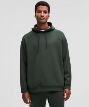 Φουτερ με Κουκουλα Lululemon Smooth Spacer Classic-Fit Pullover ανδρικα βαθυ πρασινο | Greece-3569421