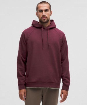 Φουτερ με Κουκουλα Lululemon Smooth Spacer Classic-Fit Pullover ανδρικα σκούρο κοκκινα | Greece-2570469