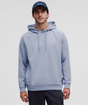 Φουτερ με Κουκουλα Lululemon Smooth Spacer Classic-Fit Pullover ανδρικα μπλε | Greece-5813742