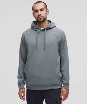 Φουτερ με Κουκουλα Lululemon Smooth Spacer Classic-Fit Pullover ανδρικα γκρι | Greece-8246071