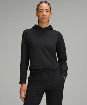 Φουτερ με Κουκουλα Lululemon Soft Jersey Classic-Fit γυναικεια μαυρα | Greece-4693750