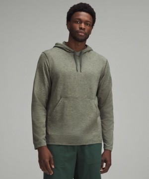 Φουτερ με Κουκουλα Lululemon Soft Jersey Pullover ανδρικα καφε πρασινο | Greece-9724168