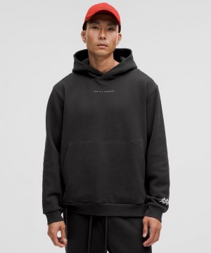 Φουτερ με Κουκουλα Lululemon Steady State Pullover Graphic ανδρικα μαυρα | Greece-7864532