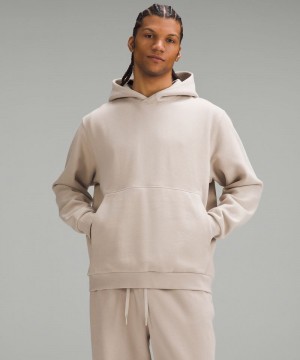 Φουτερ με Κουκουλα Lululemon Steady State Pullover ανδρικα καφε | Greece-6278054