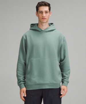 Φουτερ με Κουκουλα Lululemon Steady State Pullover ανδρικα τυρκουάζ | Greece-7602341